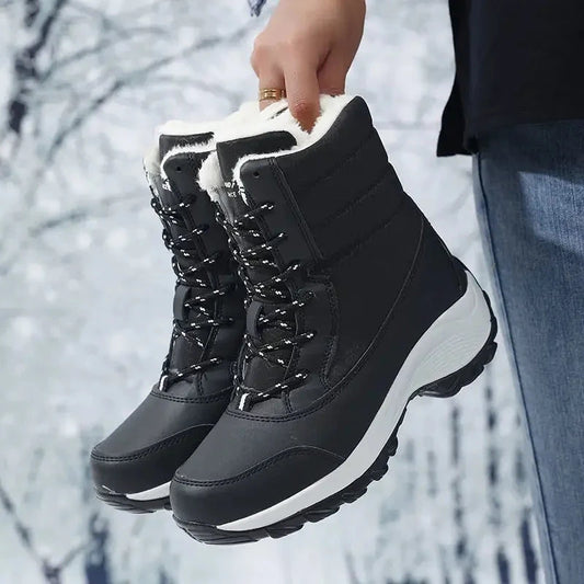 Snow Boots Women Platform Boots Non-slip Women Winter Shoes GlowCart