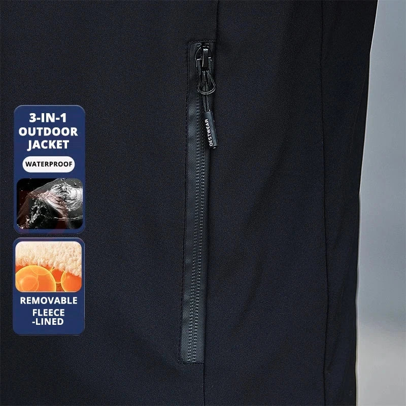 Top Grade Fleece-lined New Men Sports Outdoor Jacket Bundle GlowCart