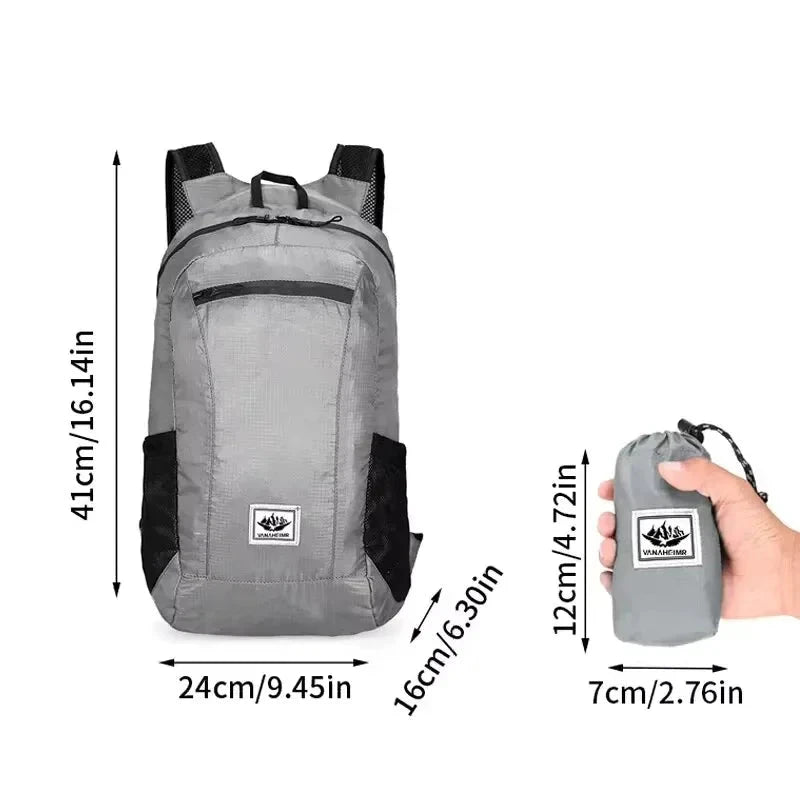 Ultra-Light Foldable Backpack - Waterproof, Durable, And GlowCart
