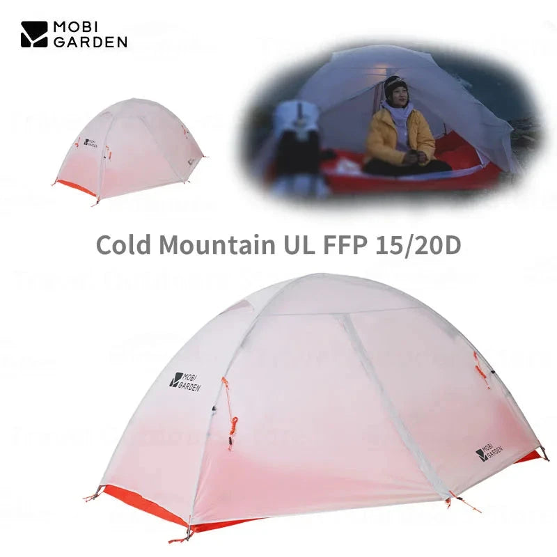 Mobi Garden Ultralight Tent Nylon Waterpoorf 1-2 Person GlowCart