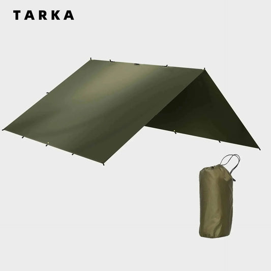 TARKA Camping Tent Tarp 3×3m/4x4m Tourist Picnic Survival GlowCart
