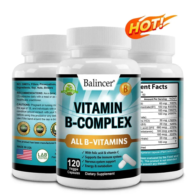 Balincer Vitamin B Complex Supplement - Heart Health, GlowCart