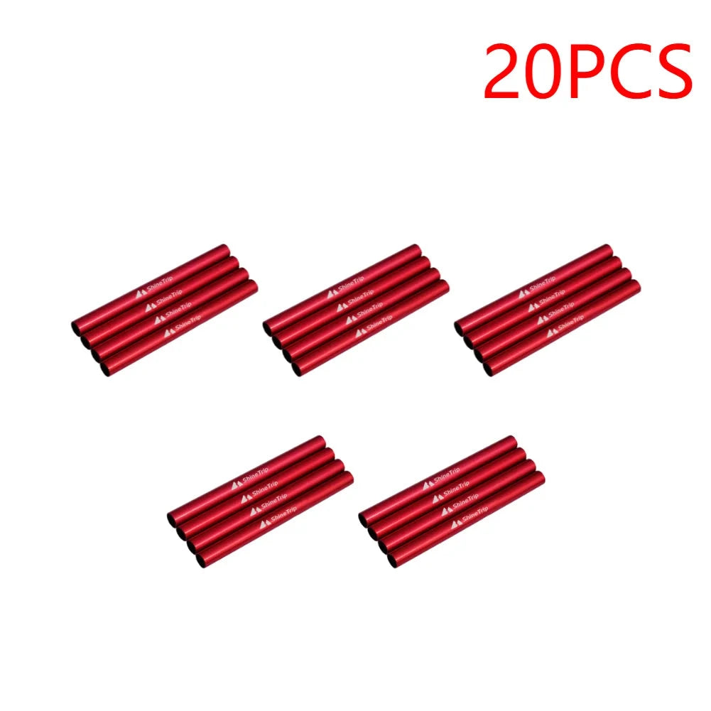 8-40PCS Tent Tube Aluminum Alloy Tent Emergency Tube GlowCart