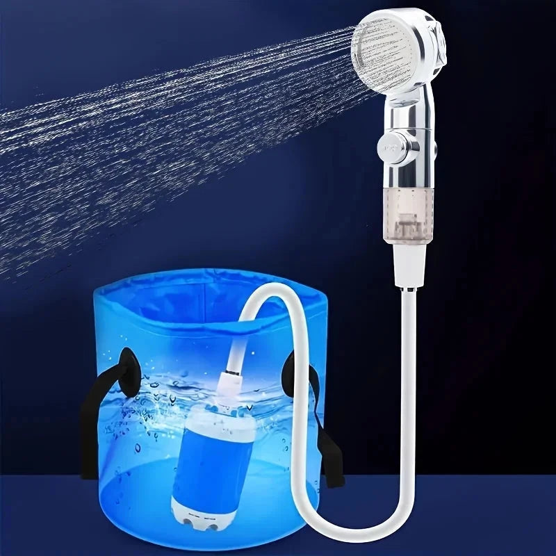 Portable USB Rechargeable  shower head, Multi-Purpose GlowCart