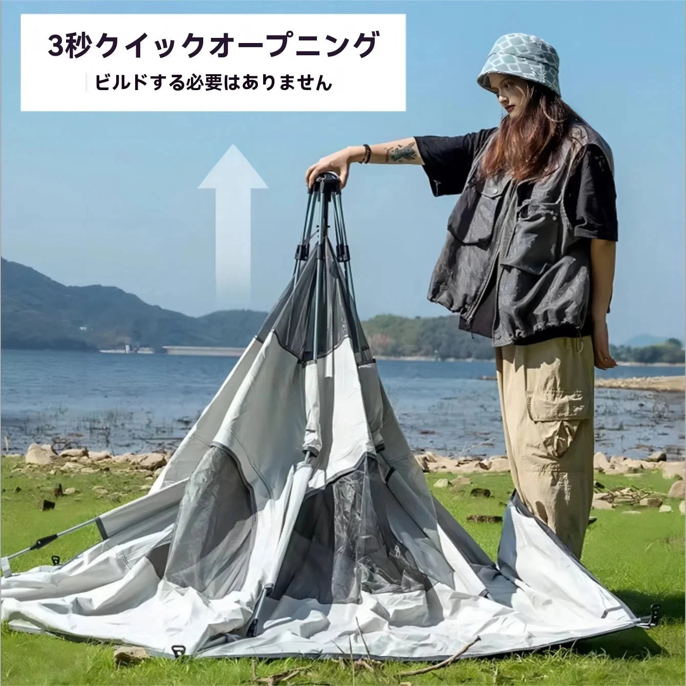 Pop up tents for camping waterproof Portable Windproof tents GlowCart