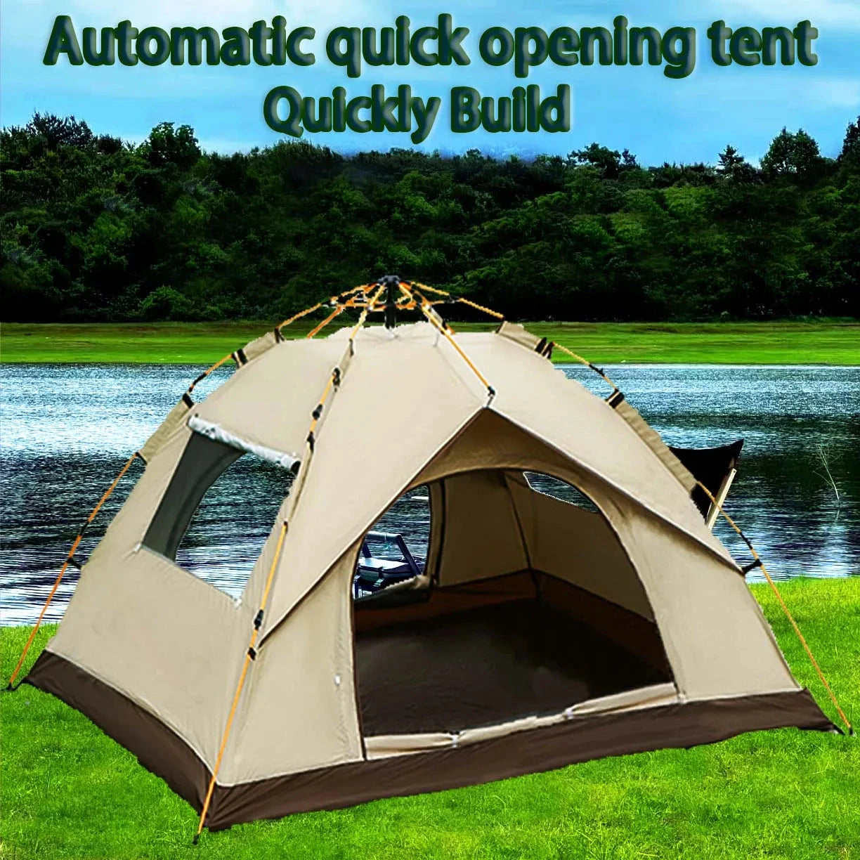 Outdoor shelter Sunshade Self-driving Travel Camping Tent GlowCart