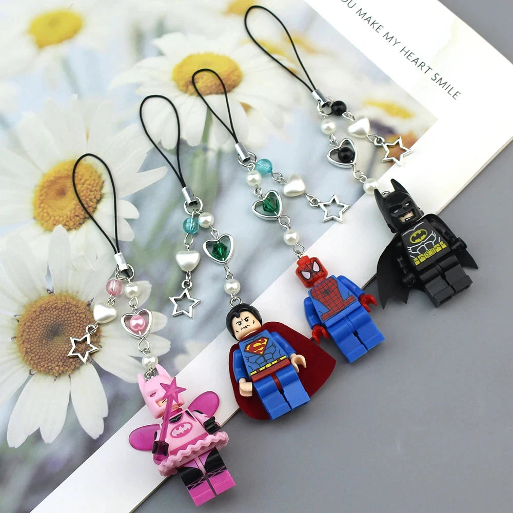 Y2k Handmade Jewelry 3D Fairy Batman Spider-man Figure GlowCart
