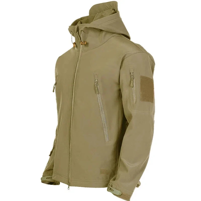 Military Shark Skin Soft Shell Jackets Men Tactical GlowCart