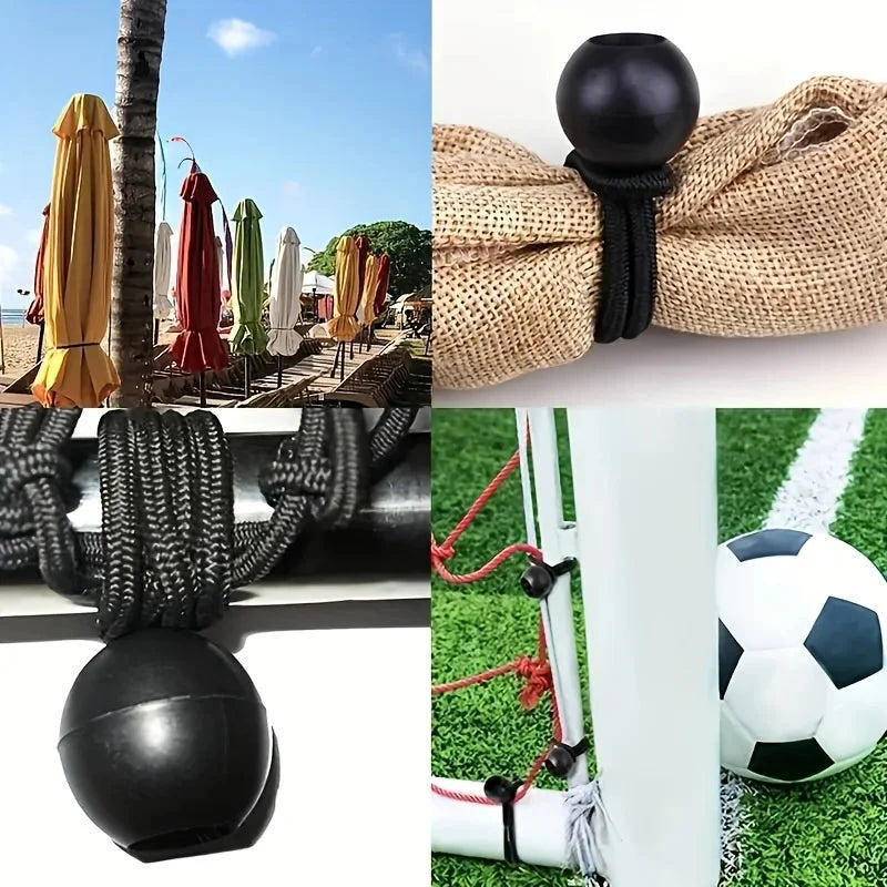 10pcs Bungee Ball Tarps Canvas Tarpaulin Flagpole Ties Cord GlowCart