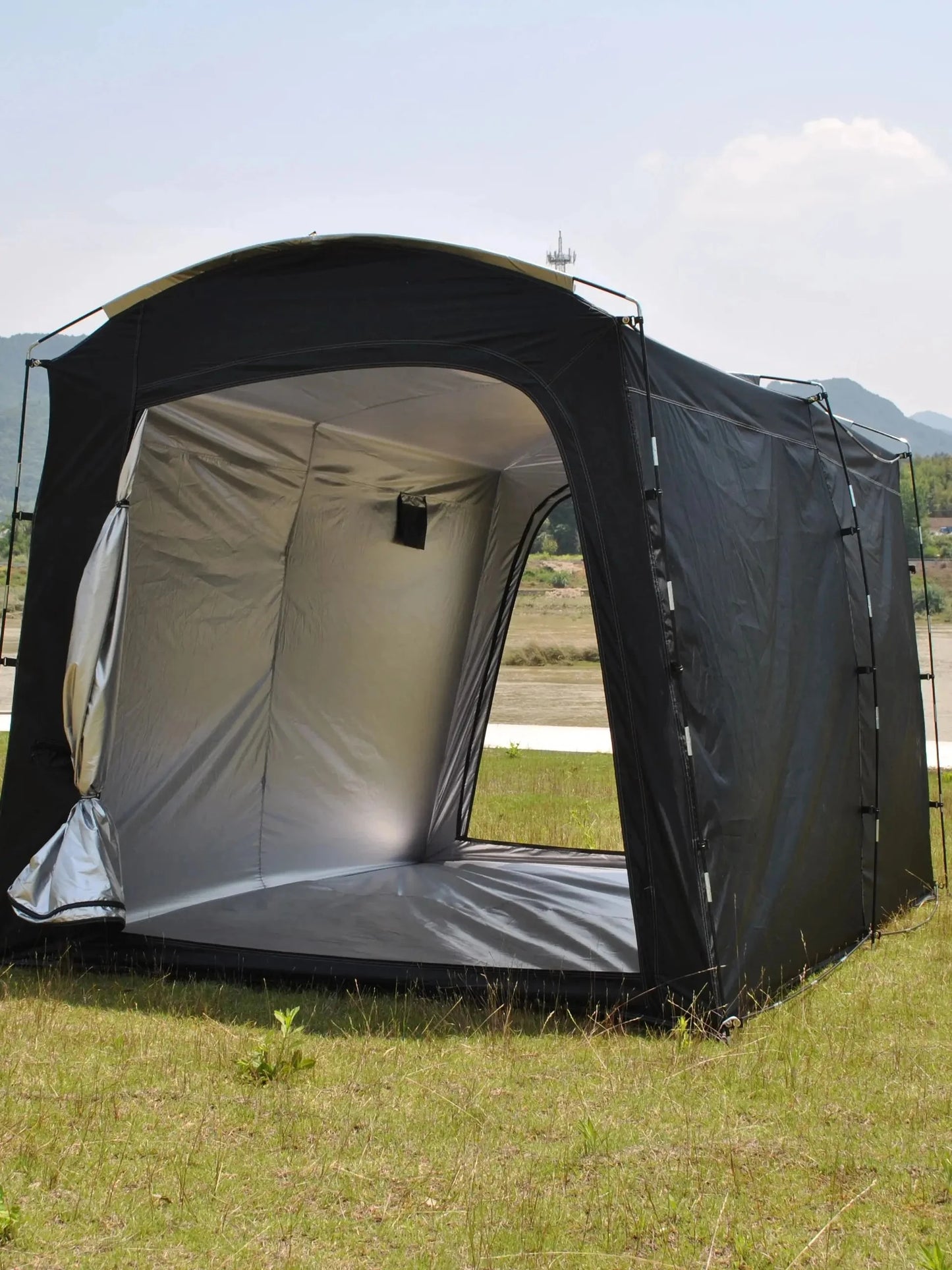 Camping Tents Tunnel Tent 4 Person Family Tents with 2 GlowCart