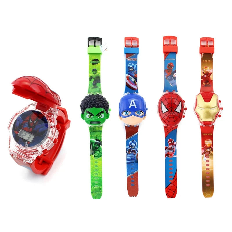 Luminous Cartoon Children's Watches Boys Colorful Flash GlowCart