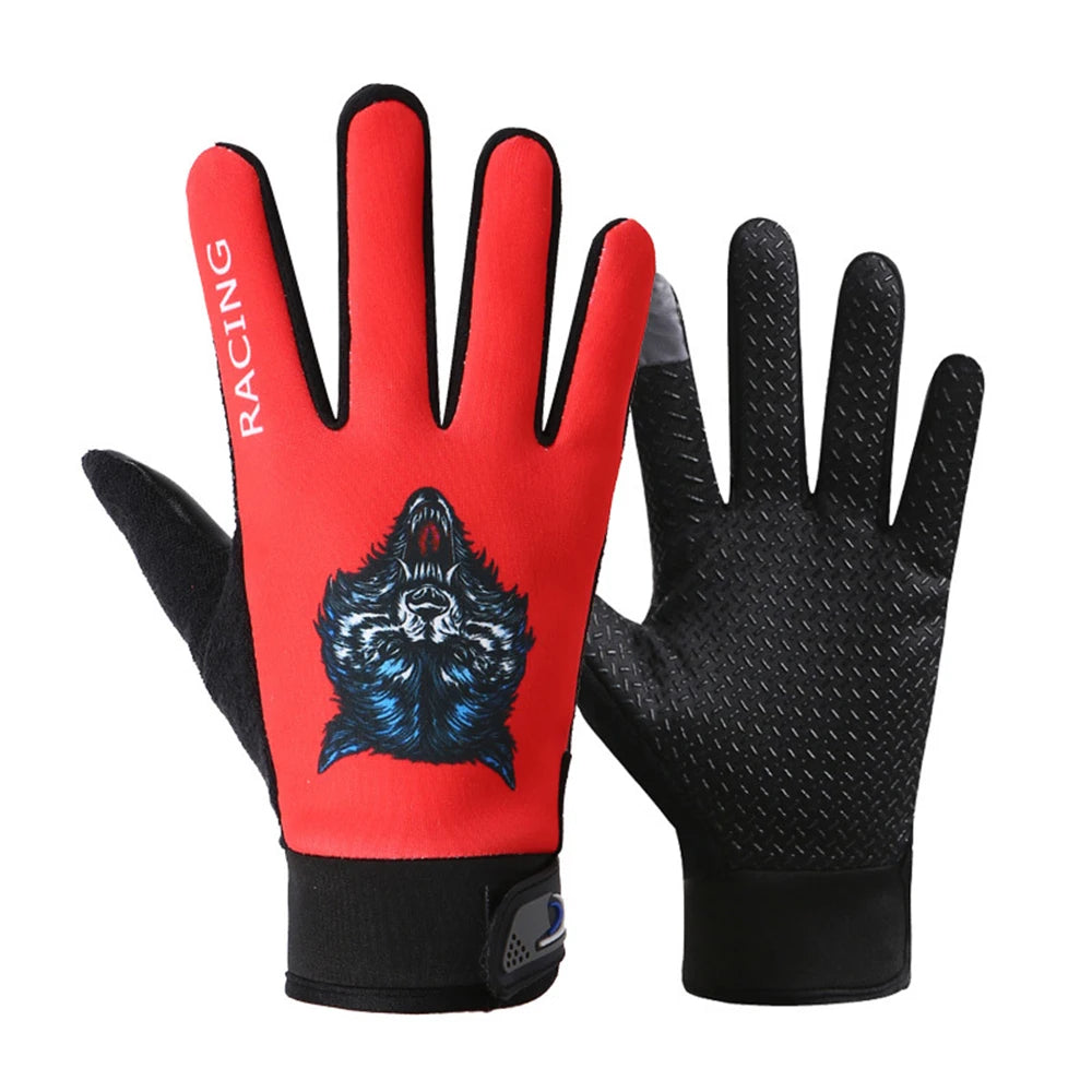 Cycling Gloves Men Anti-slip Full Finger Motorcycle Spring Autumn Gloves Hiking Fishing Touchscreen Outdoor Adventure Gloves GlowCart