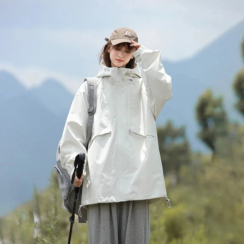 Women Spring Autumn Waterproof Hiking Jackets Men Outdoor GlowCart