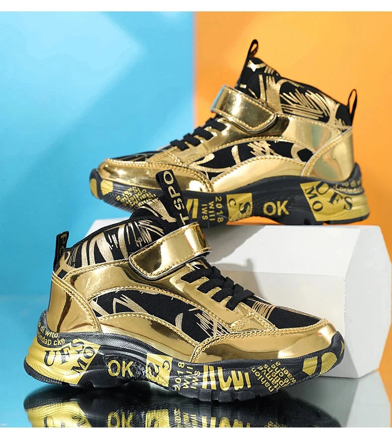 sAutumn breathable boys and children's sports shoes casual running shoes GlowCart