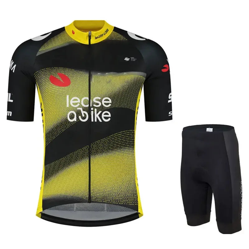 Team 2025 Men's Cycling Clothing Summer Bicycles Jersey Sets Mountain Bike Bib Shorts Triathlon Maillot Shirts Ciclismo GlowCart