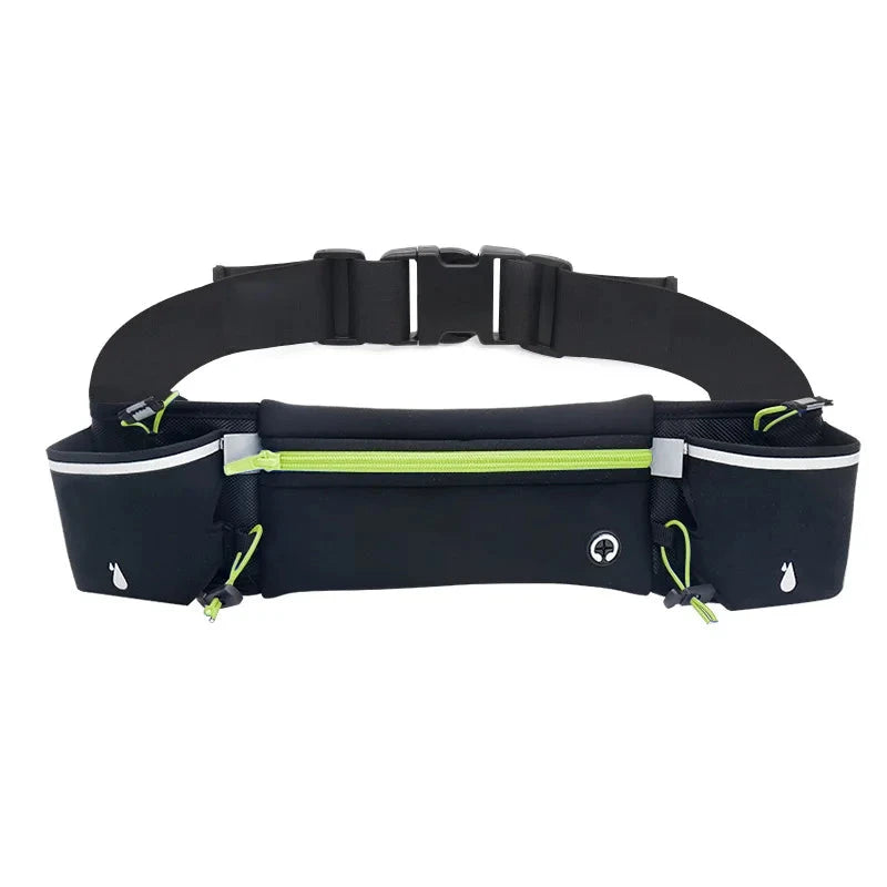 Marathon Trail Running Waist Pack For Phone Water Bottle Sports Fanny Pack Fitness Dual Pocket Running Belt Waist Bag Men Women GlowCart