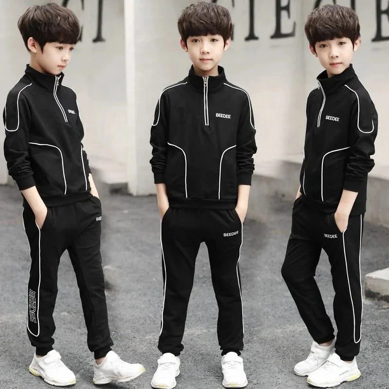 Coat Set Sweatshirt Exercise Boy´s Clothing Children's 7 12 Years Clothes 11 Kids Winter Autumn Sets Boys Outfit Suit Wear Boy's GlowCart