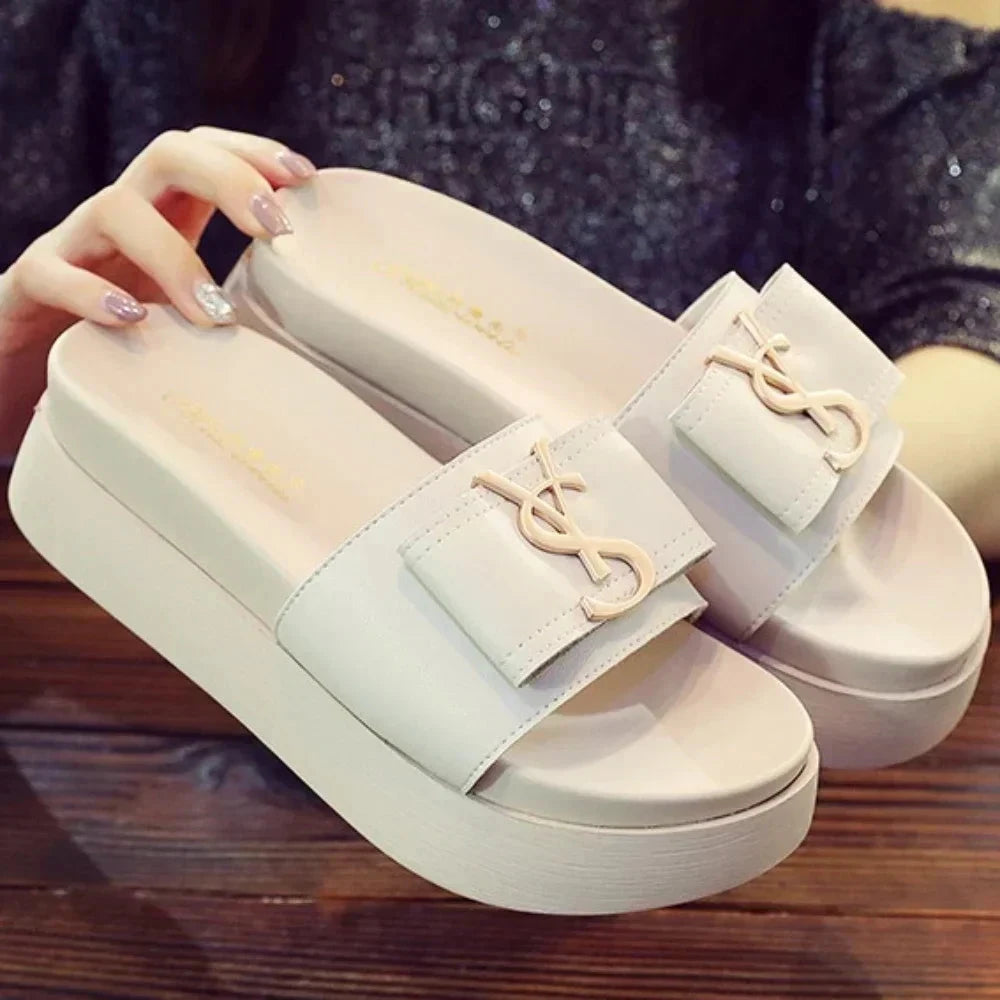 Slippers Luxury Shoes Women Platform Design Slides Fashion GlowCart