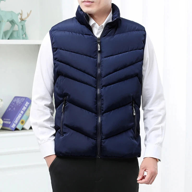 Lamb Velvet Vest for Men Autumn Winter with Plus Velvet GlowCart