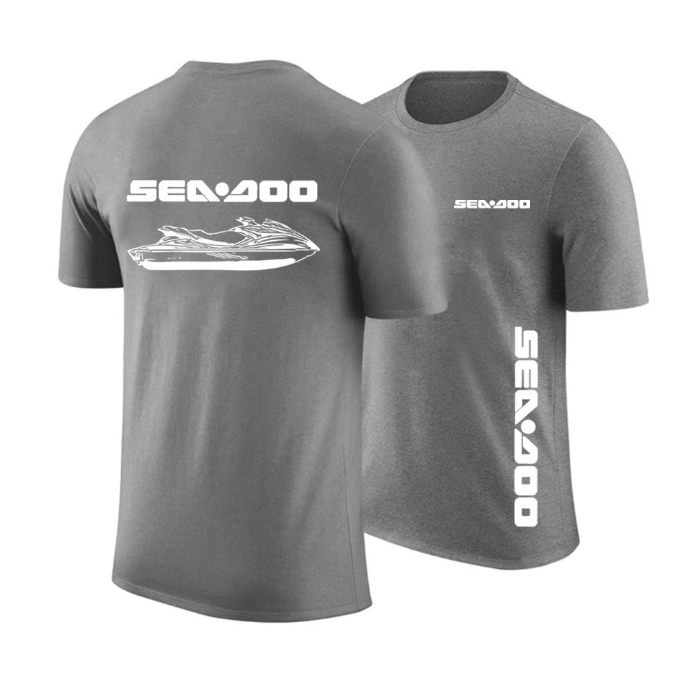 Sea Doo Seadoo Moto Men's New Summer Hot Sale Solid Color GlowCart