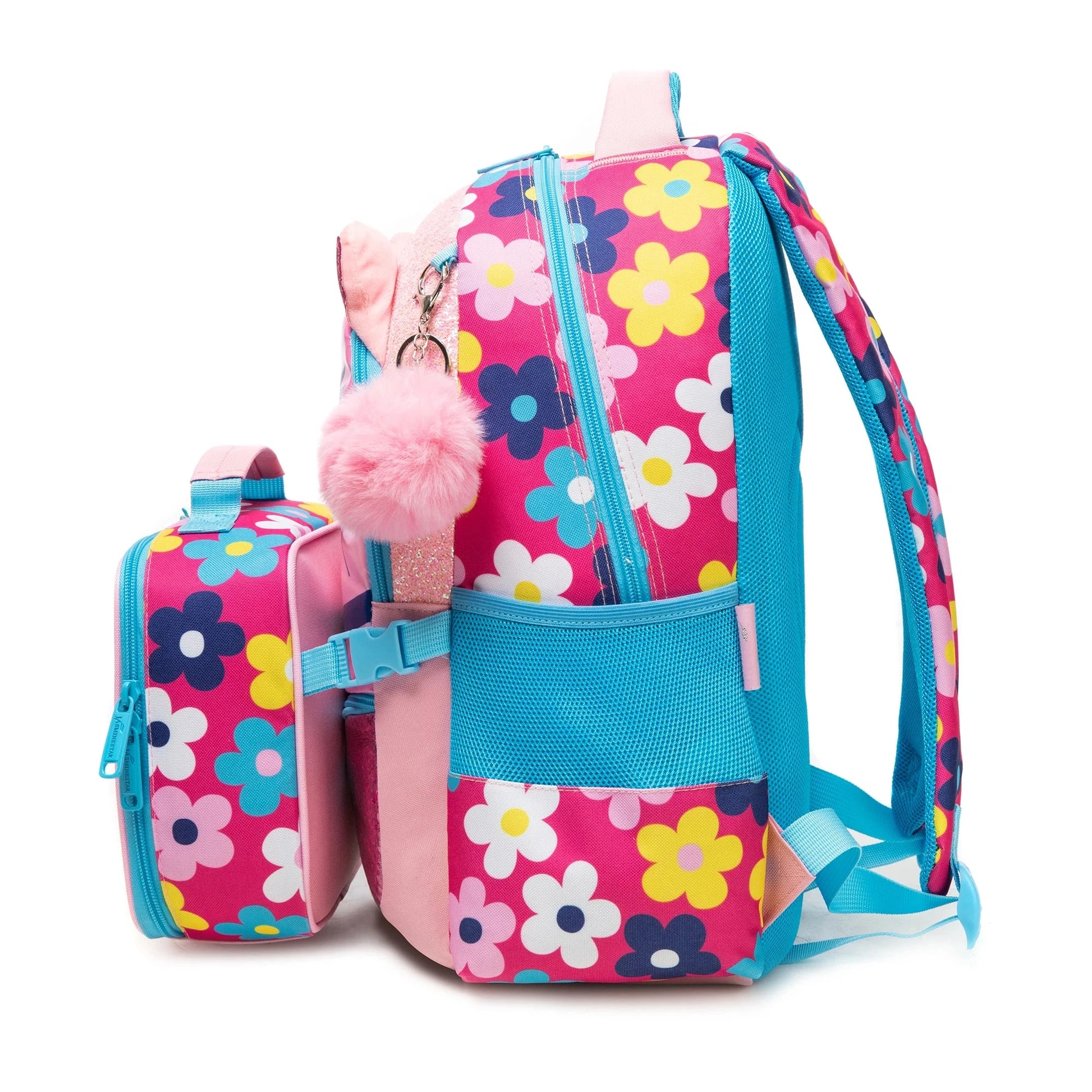 Backpacks for Girls School Bag Ages 8-10 with Lunch Box Kids Bookbag Set Travel Backpack for Preschool Elementary Students GlowCart
