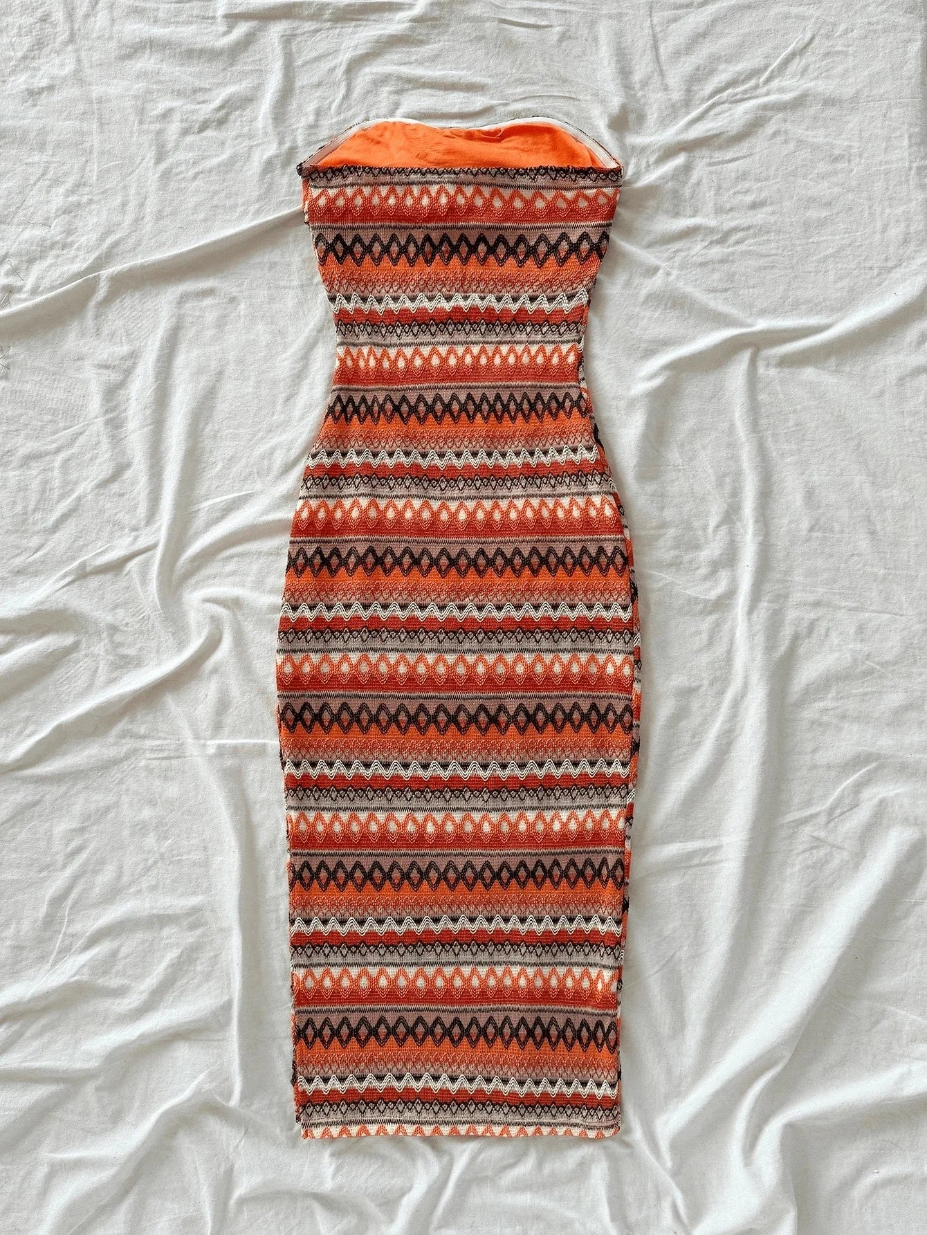 Women's Casual Sexy Bow Wrap Chest Patchwork Slim Dress GlowCart