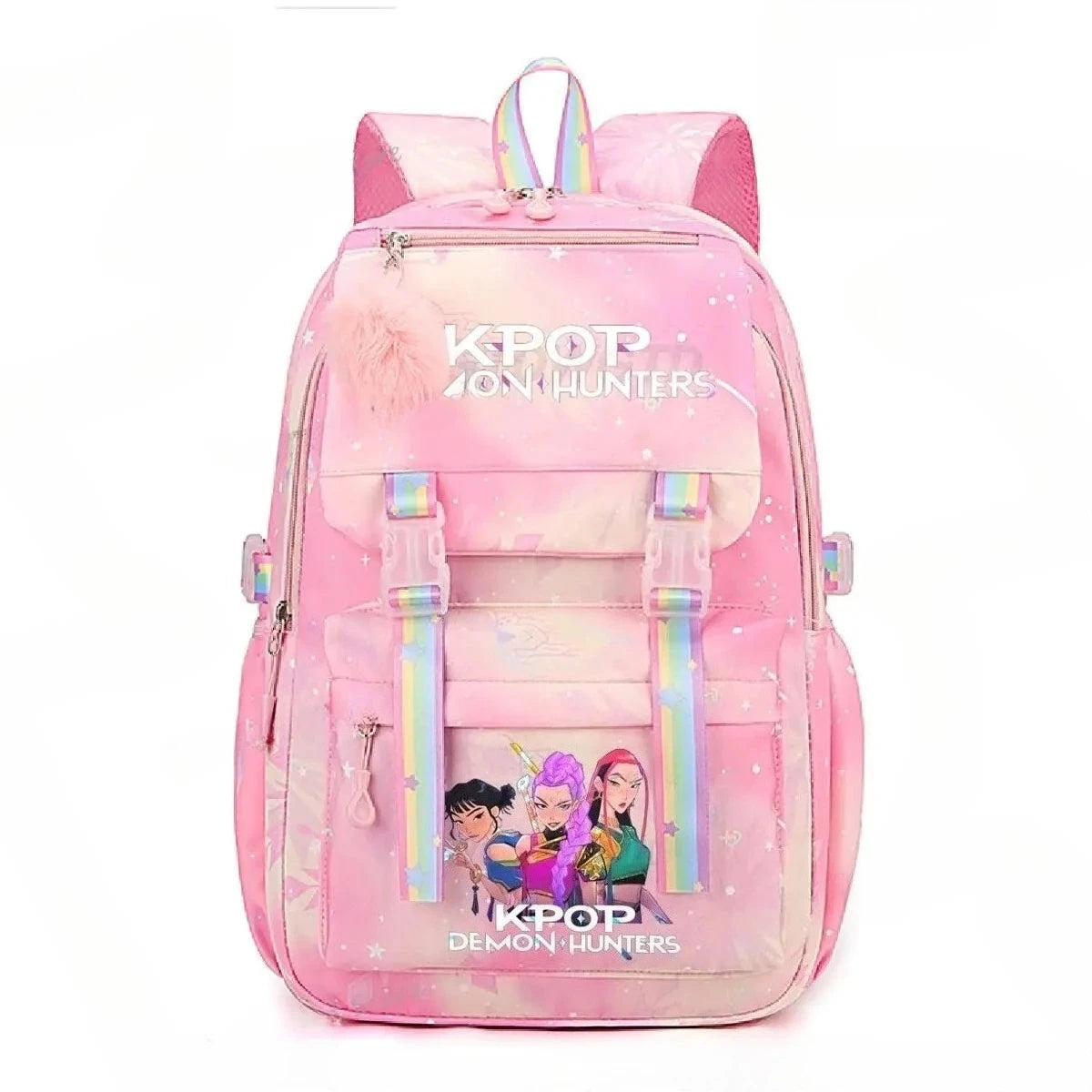 Miniso KPop Demon Hunters Daily Bagpack Hot Movie Print Backpacks for Girl Boy K-Pop Fashion Casual Students School Backpack GlowCart