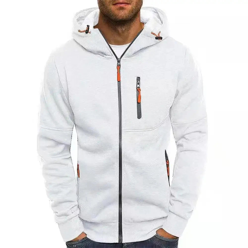 Men's Hoodies Long Sleeve Sweatshirt Zipper Design Hooded GlowCart