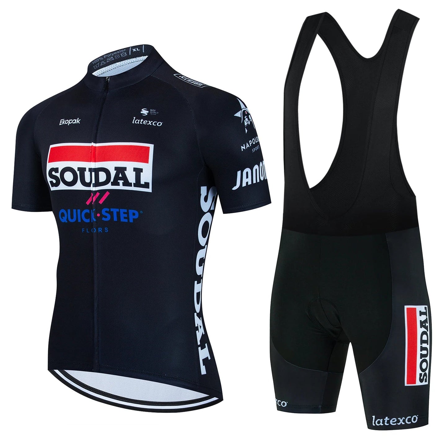 2025 SOUDAL Cycling Clothes Jersey Men Set Mtb Road Bike Uniform Shorts Man Mountain Complete Bib Men's Suit Cycle Spring Summer GlowCart