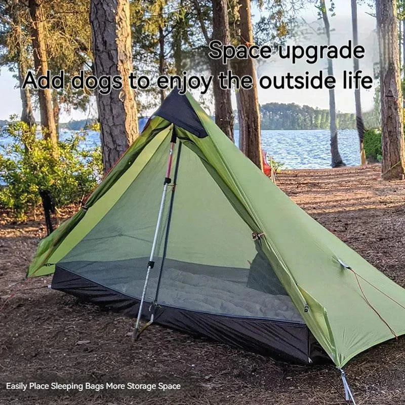 3F UL GEAR LanShan1 Pro Camping Tent 20D Double Layer GlowCart