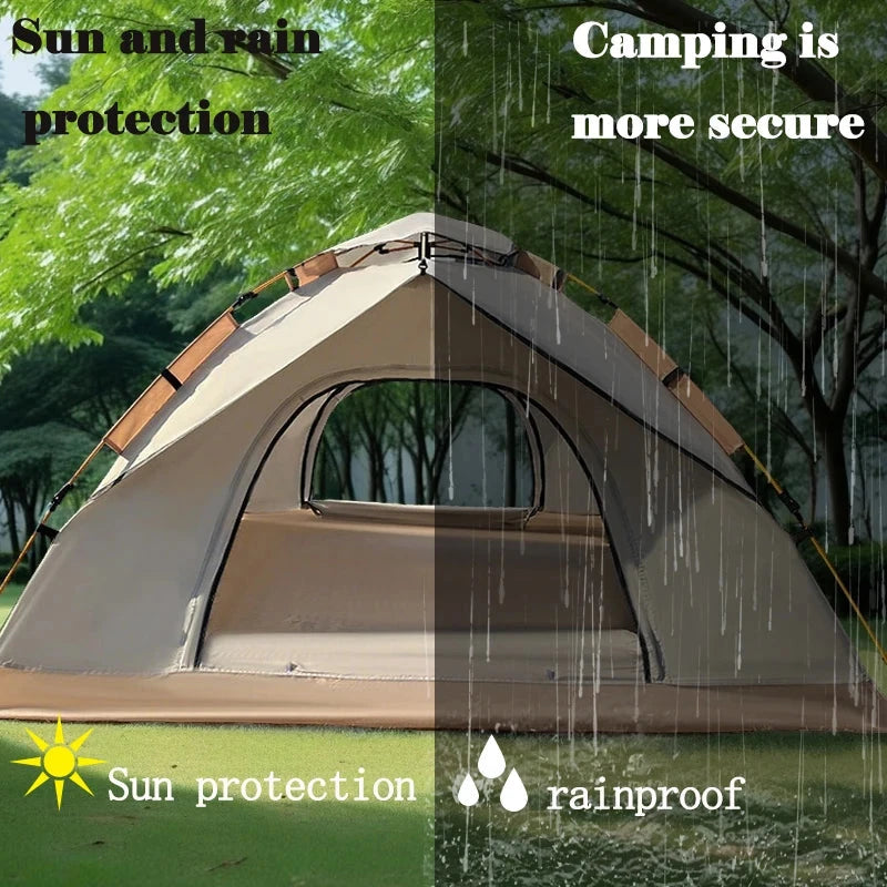 2-Person (blue)/4-Person (white), Extra-Large Tent with Mesh GlowCart