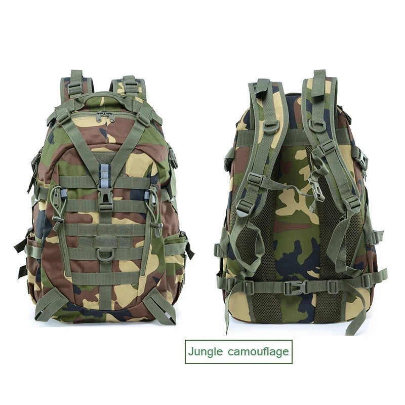 25L Camping Backpack Men's Bag Travel Bags Tactical Molle GlowCart