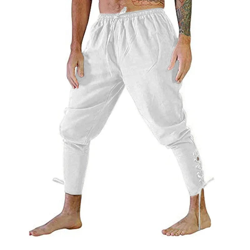 Pirate Pant Viking Costume for Men Renaissance Medieval GlowCart