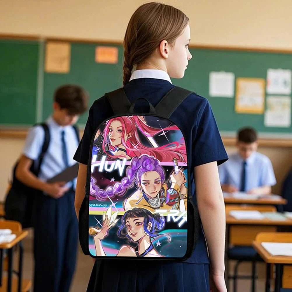 Hunter Simple Travel Rucksack Large Capacity Lightweight Nylon Backpack Demon Laptop Backpack School Outdoor Backpack GlowCart