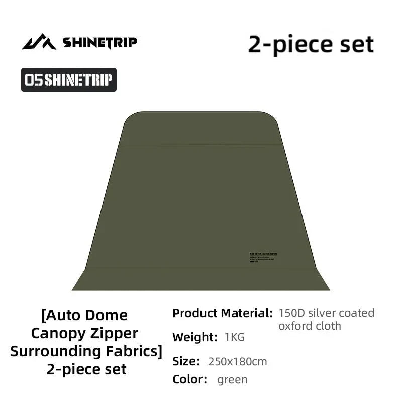 ShineTrip 05 Series Dome camping tent Quick Setup big tent GlowCart