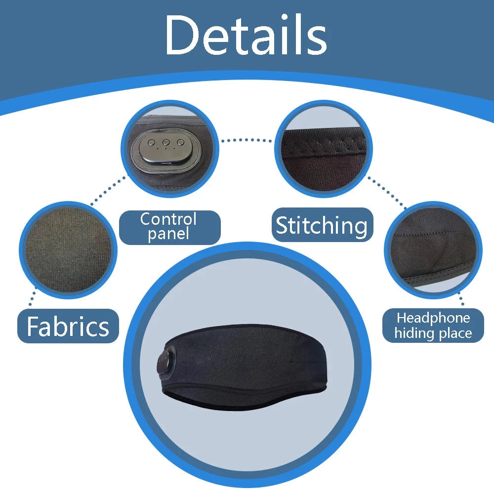 Sleep Headphone Bluetooth 5.2 Headband, Sports Wireless GlowCart