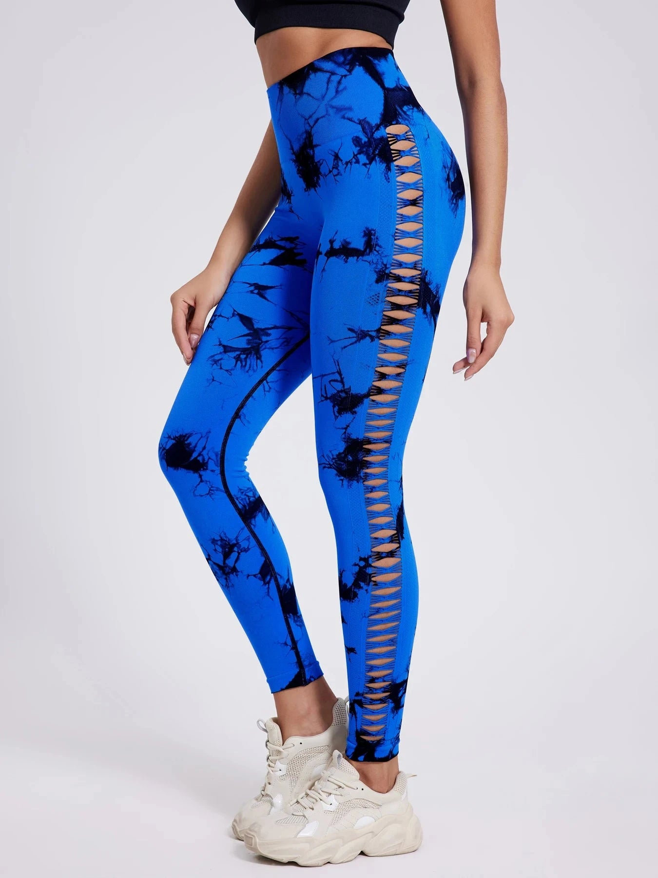 Butt Lifting Sexy Gym Leggings Women High Waist Seamless Tie GlowCart