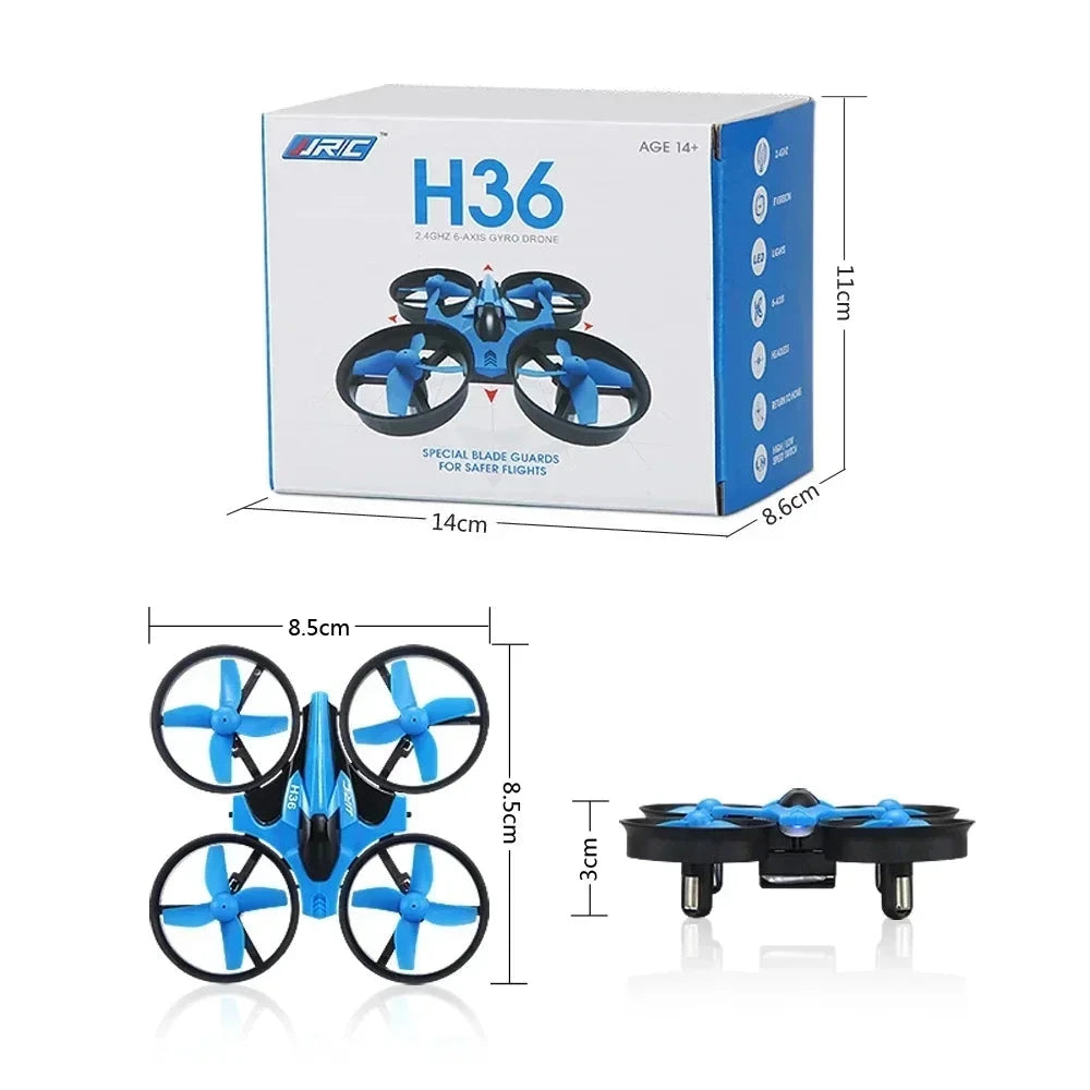JJRC H36 Mini Rc Drone 4ch 6-Axis Headless Mode Helicopter GlowCart