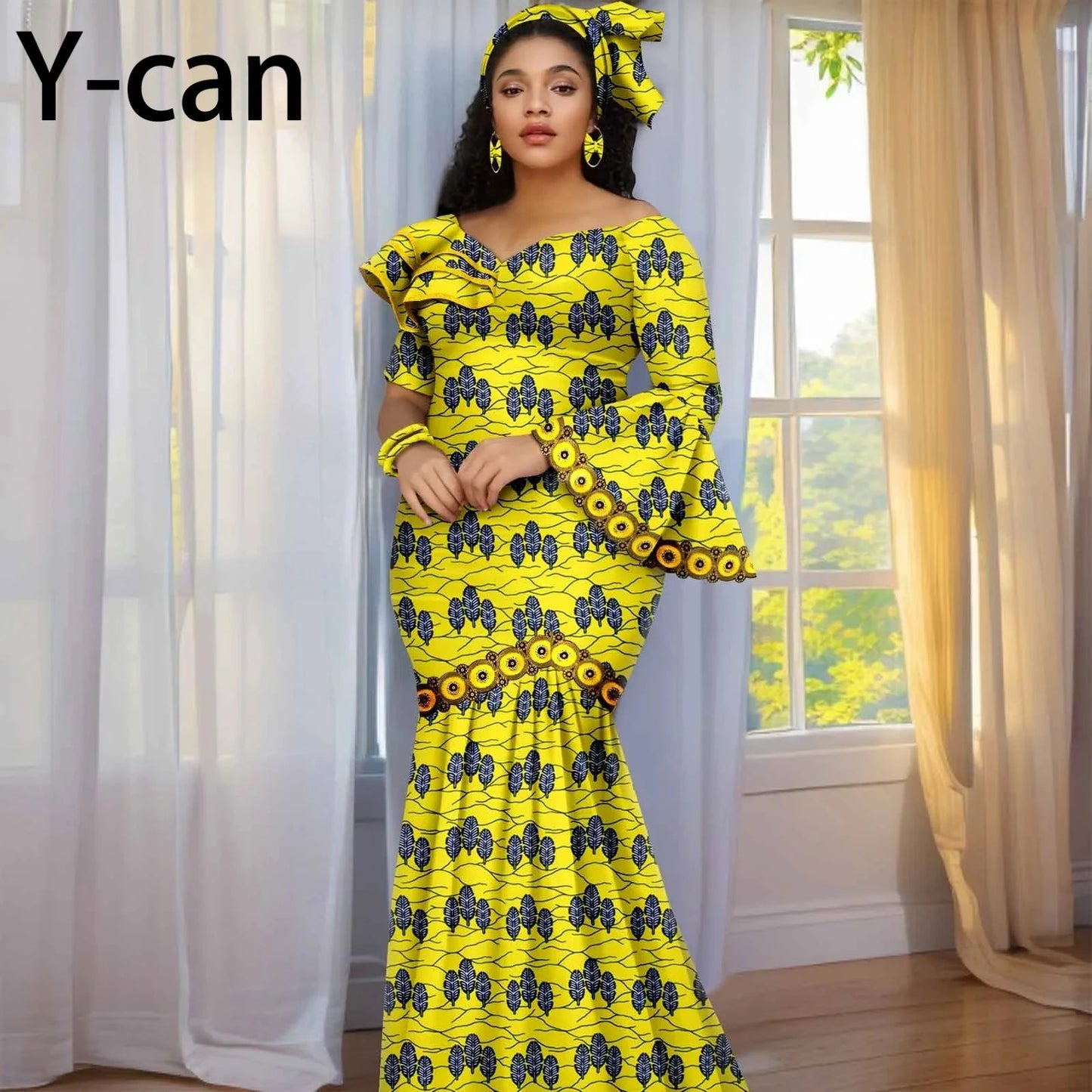 New Fashion African Birthday Dresses for Women Luxury Ankara GlowCart