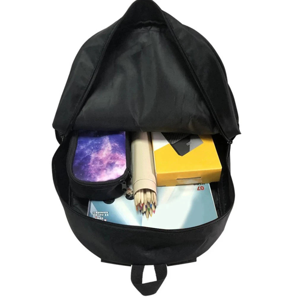 Hunter Simple Travel Rucksack Large Capacity Lightweight Nylon Backpack Demon Laptop Backpack School Outdoor Backpack GlowCart