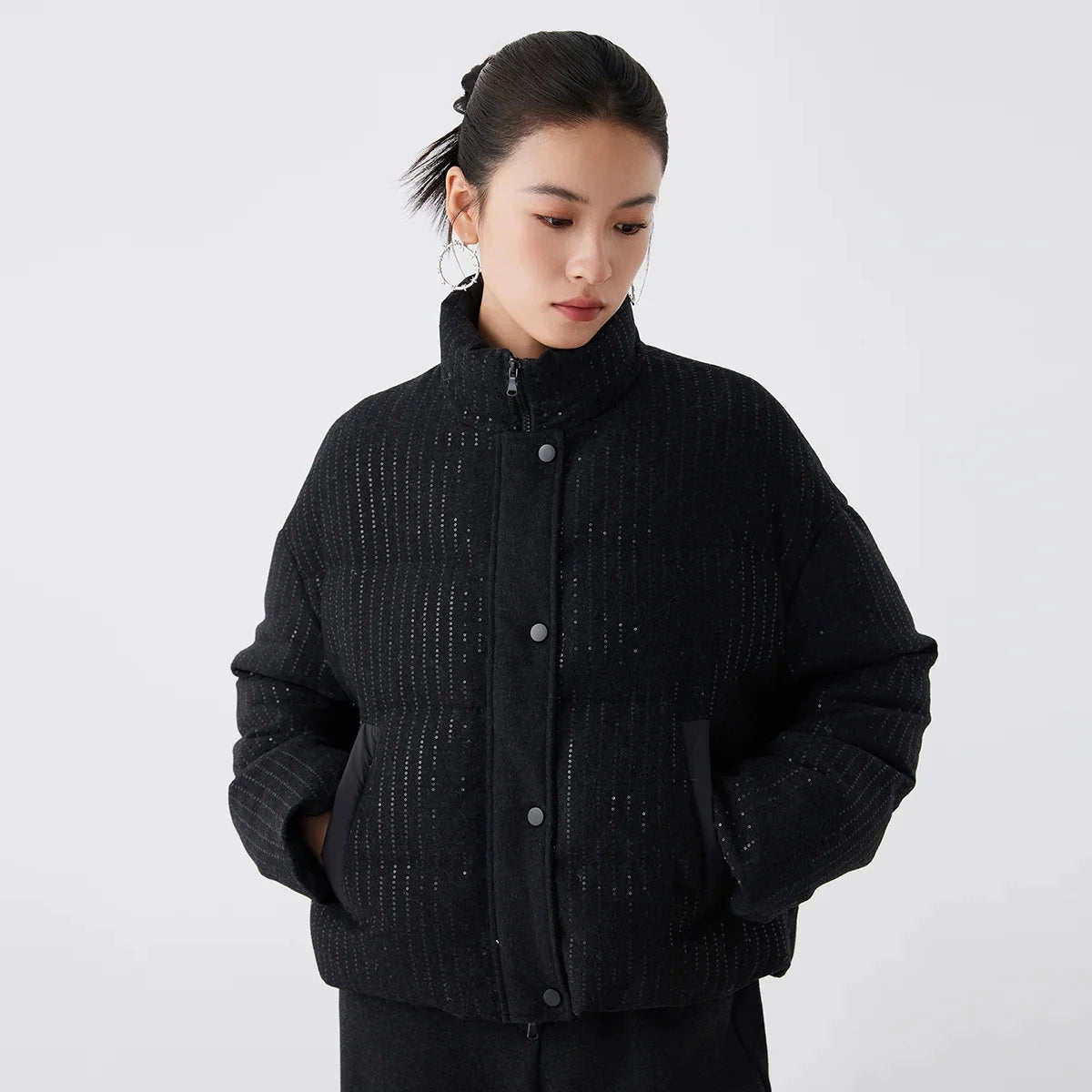 K2739W High Quality Luxury Women's Clothing 90% White Goose GlowCart