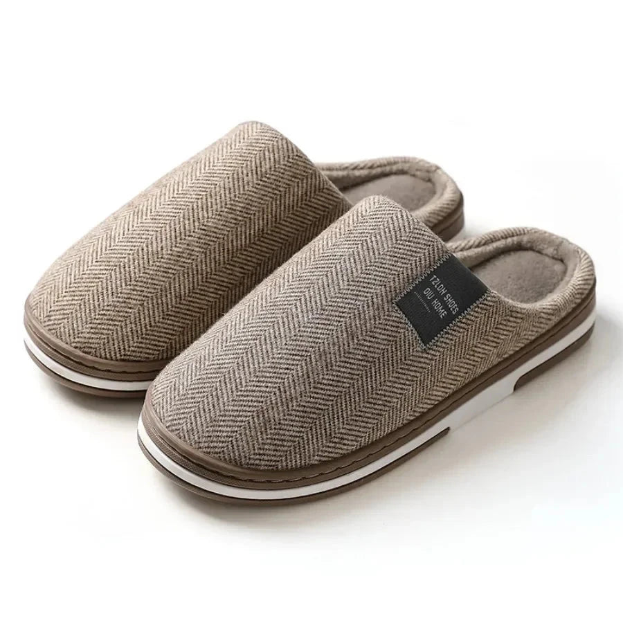 Men's Winter Home Slippers Casual Shoes Soft And Warm Home GlowCart
