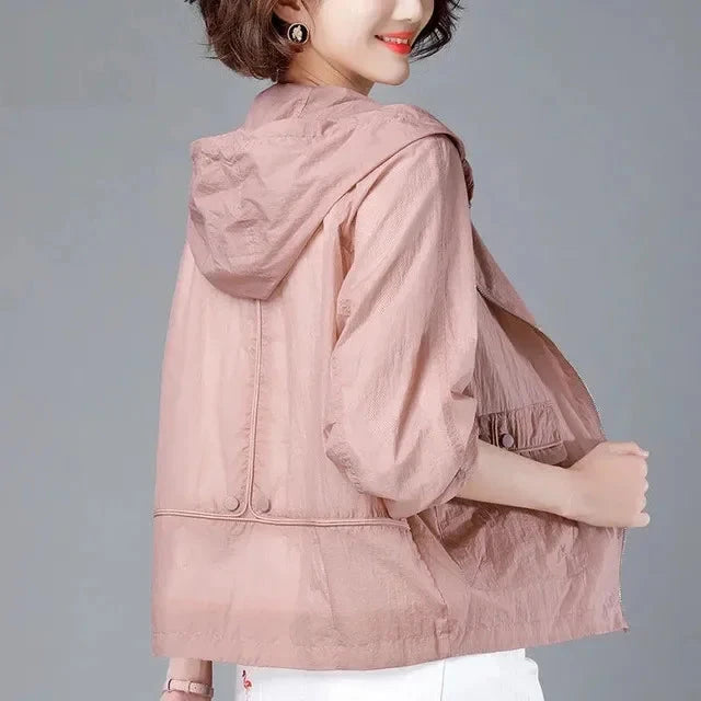 2025 New Summer Jacket Women Hooded Sun Protection Clothing GlowCart