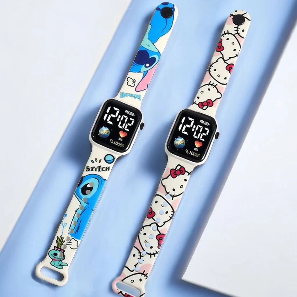 New Stitch Children Watches Girls Reloj Inteligente Para GlowCart