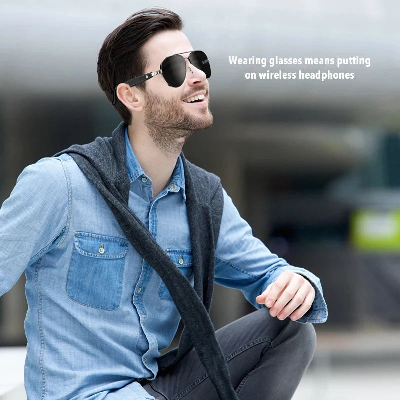 New wireless bluetooth glasses smart sunglasses headset GlowCart