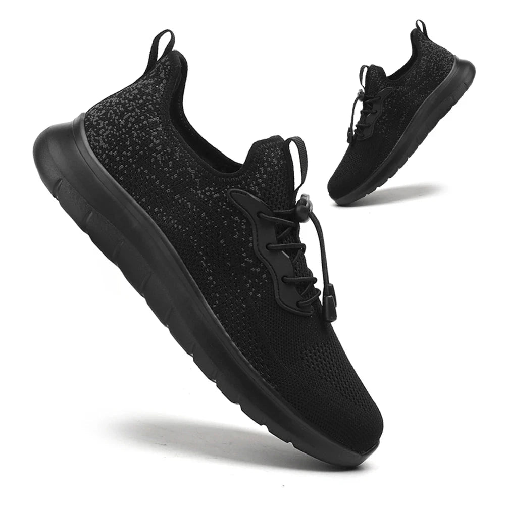 Men's Spring Summer Woven Sneakers, Breathable Adjustable GlowCart