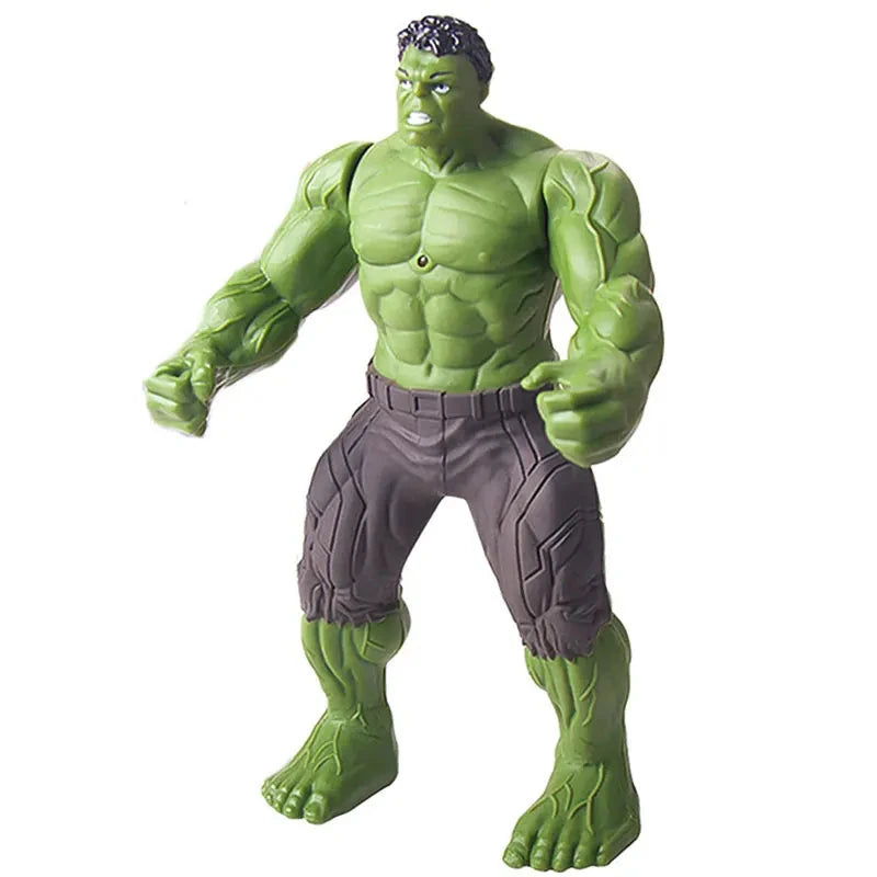 2024  Marvel Spiderman Hulk Ironman Anime Action Figure Toy GlowCart