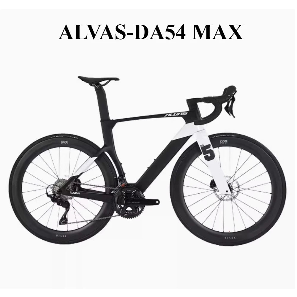 ALVAS DA54 MAX Warrior R7120-24 speed all carbon fiber road bike hydraulic disc brake for boys and girls GlowCart