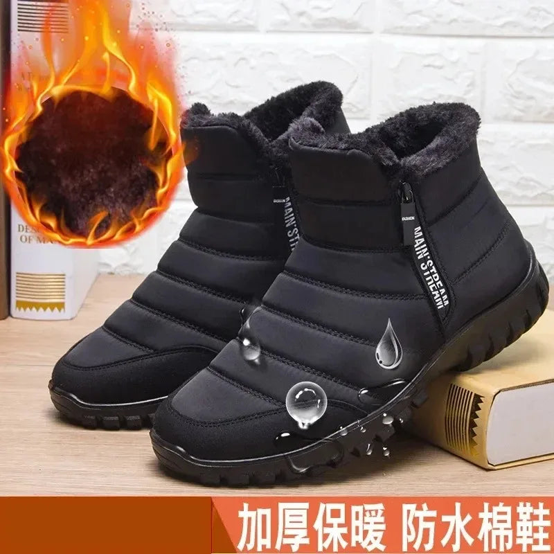Men'S Winter Sports Shoes Soft Bottom Anti Slip Casual Sneakers Cold Proof And Warm Keeping Men'S Sneakers   Free Shipping Shoes GlowCart