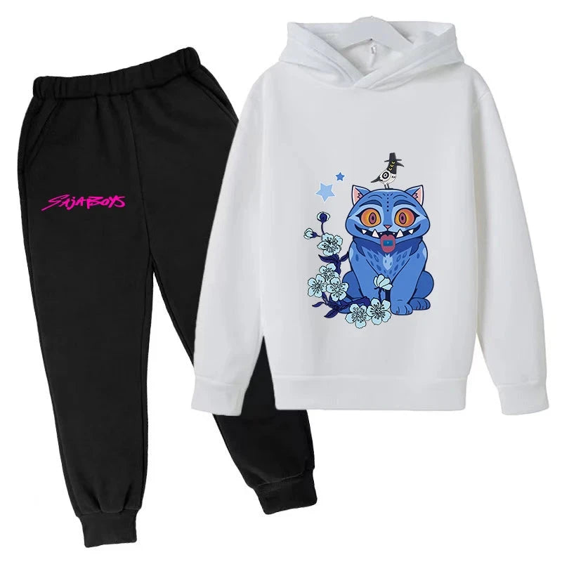 Exquisite KPOP Korean Trend Children Casual Hoodie Comfortable Outfit For Kids Daily Wear And Stylish Activities GlowCart